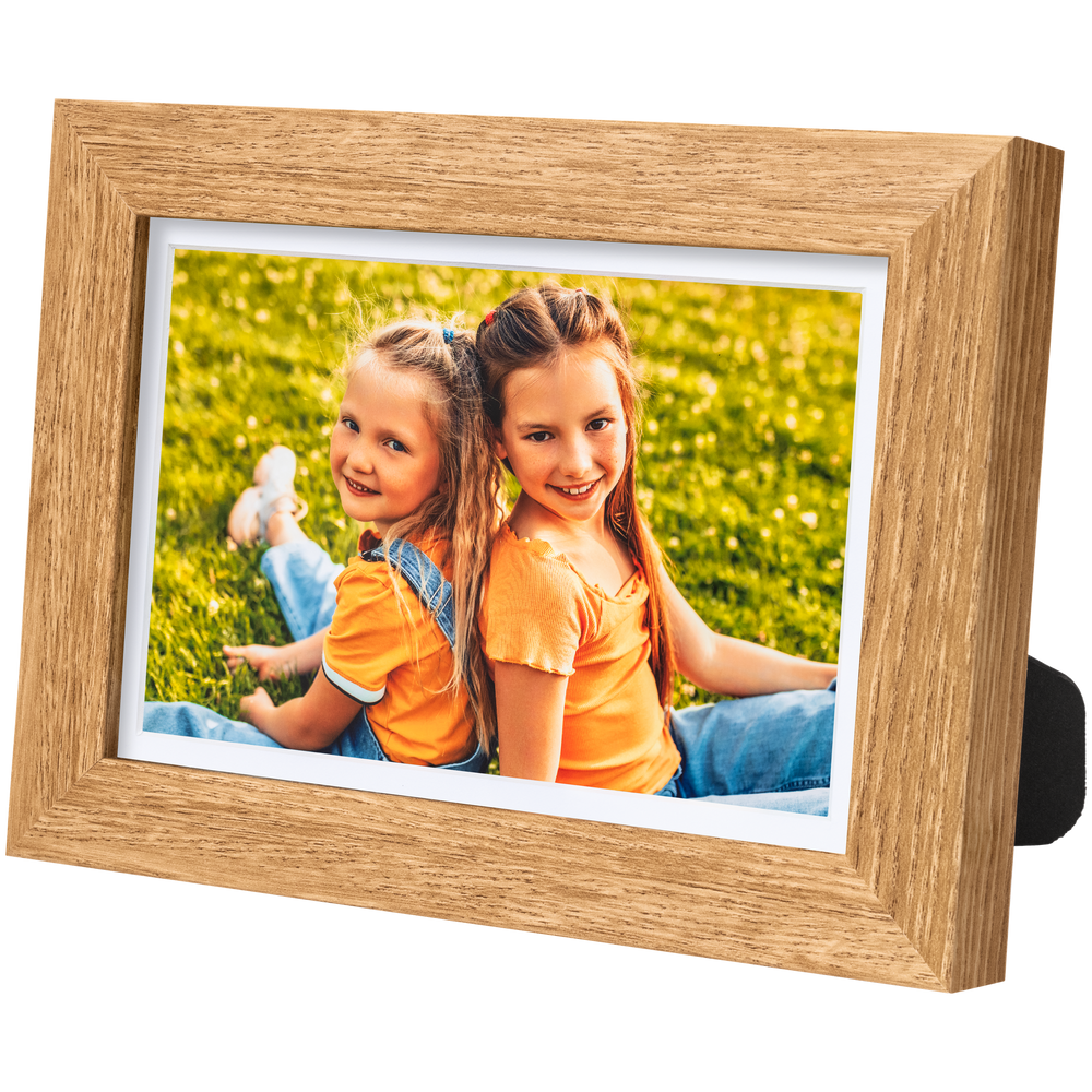 Print in Natural Desktop Frame and Matte