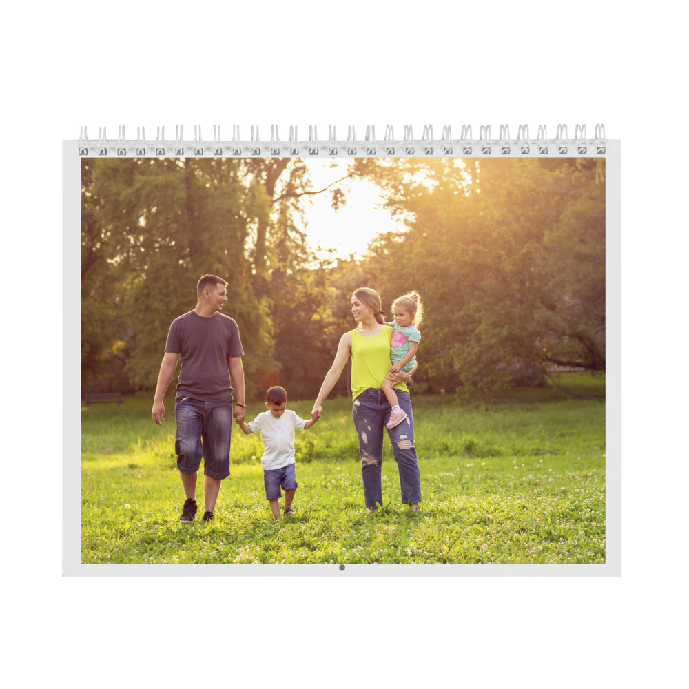 Wall-Mounted Calendar, 11"x8.5", 12 months