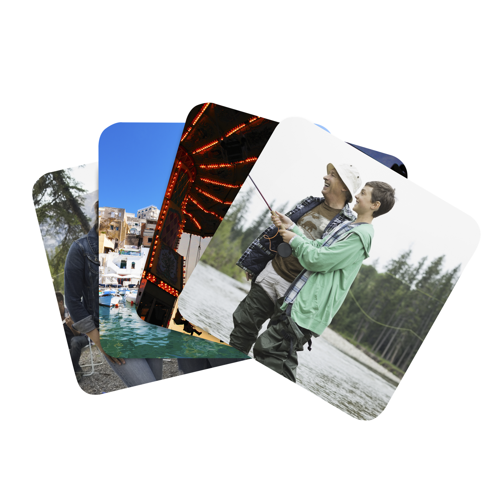 Multi Image Coasters, Set of 4