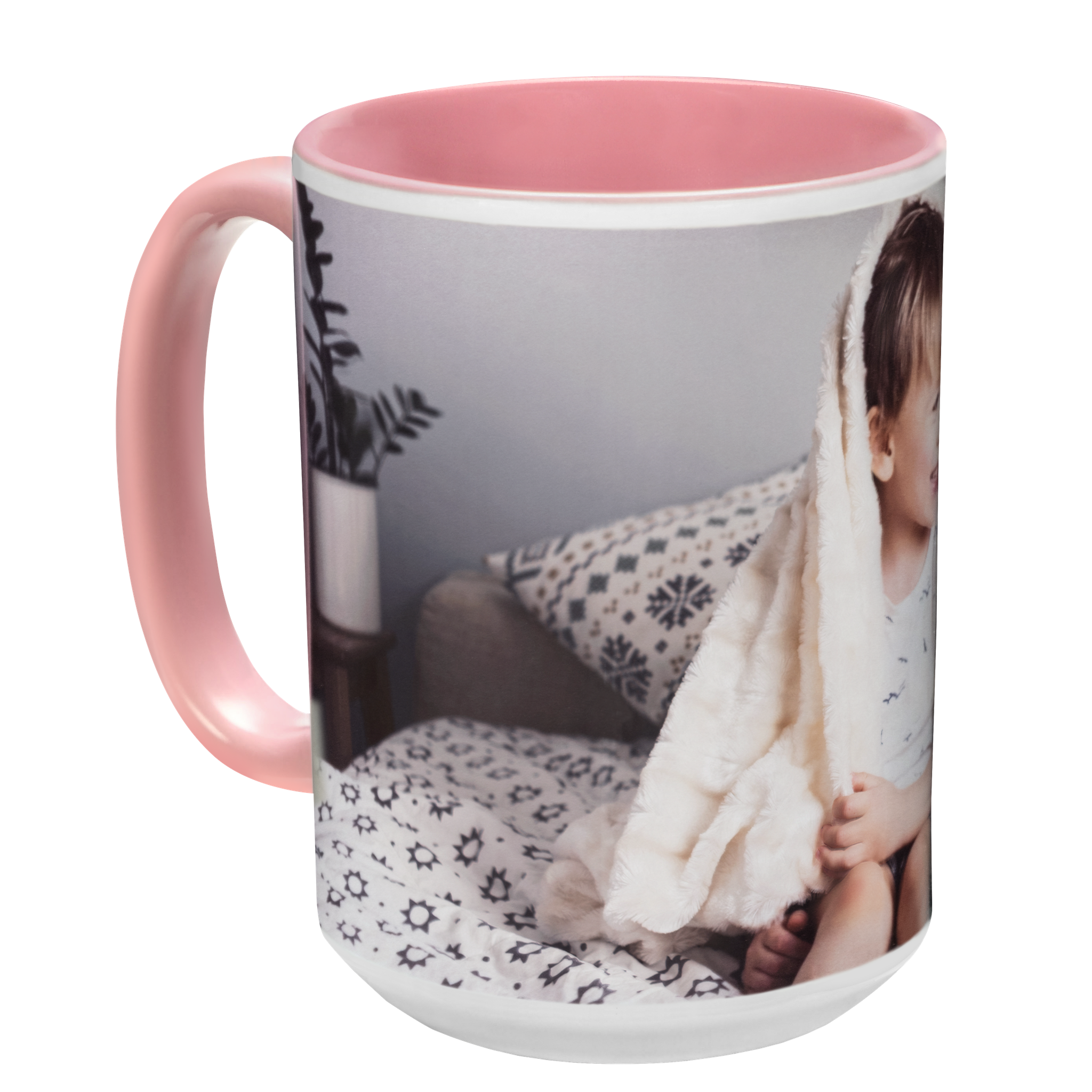 Pink Ceramic Mug 15 oz.