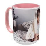 Pink Ceramic Mug 15 oz.