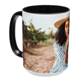 Black Ceramic Mug 15 oz.