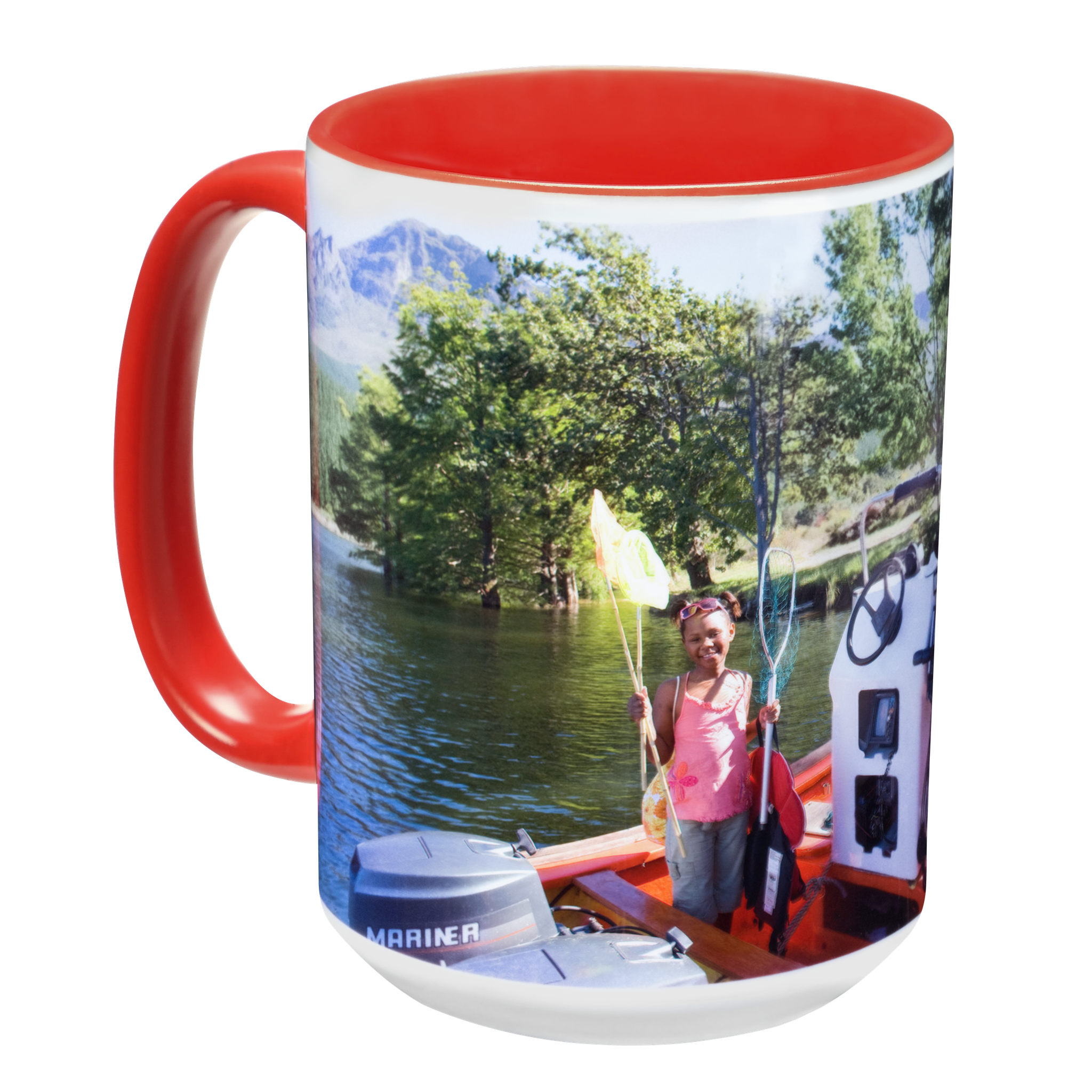Red Ceramic Mug 15 oz.