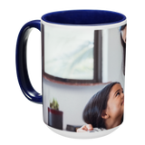 Dark Blue Ceramic Mug 15 oz.