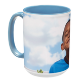 Light Blue Ceramic Mug 15 oz.