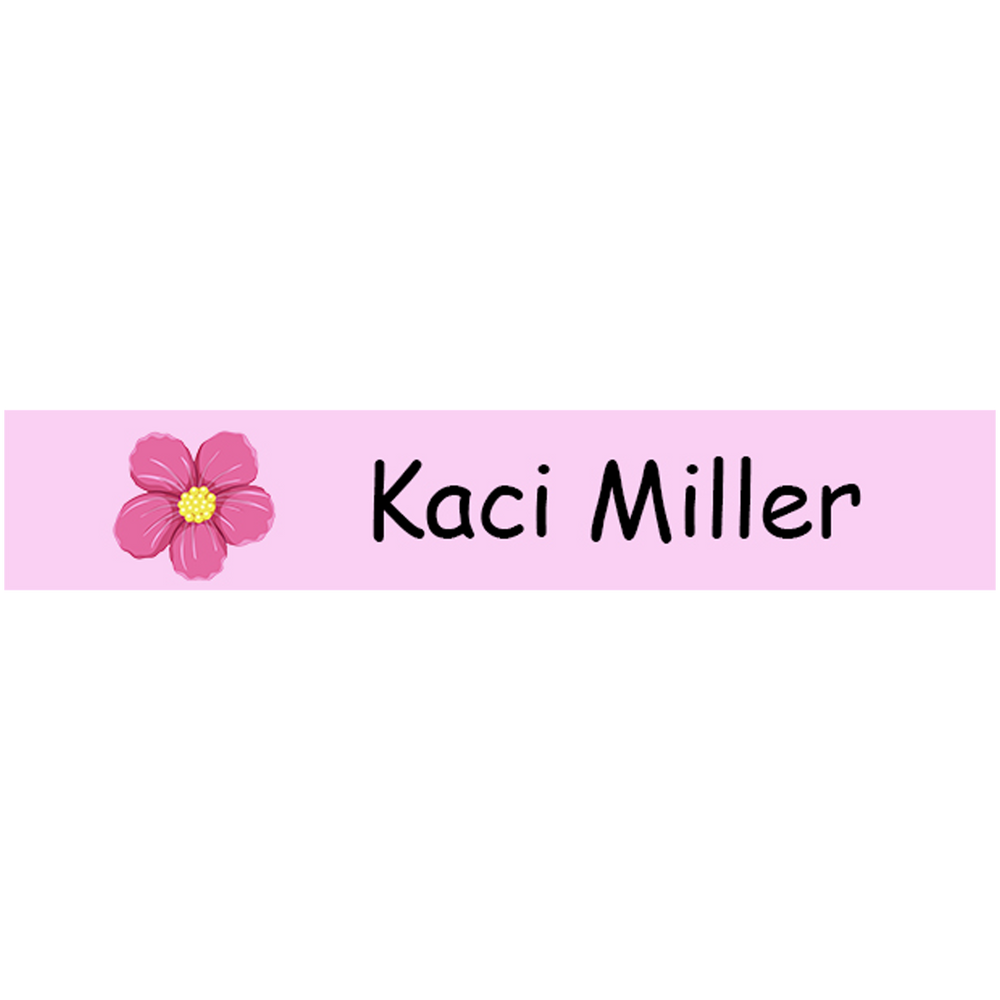Small Rectangle Name Label, set of 72