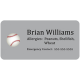 Medium Rectangle Name Labels, Set of 30