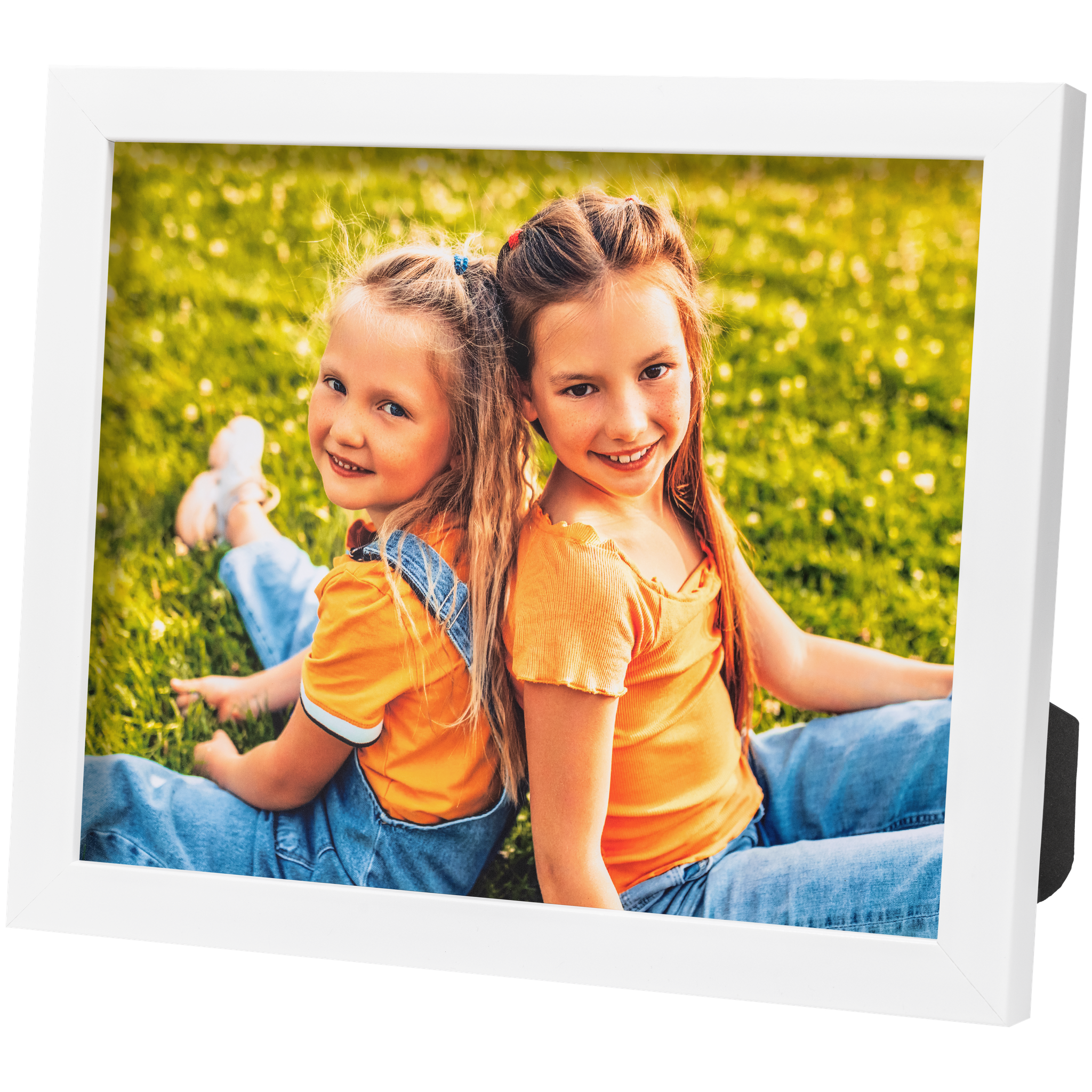 8x10 White Tabletop Framed Print