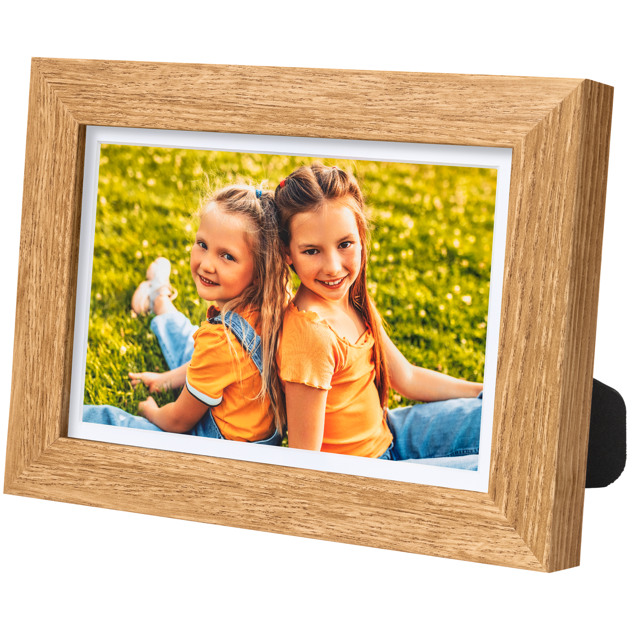 4x6 Matted Print in 5x7 Natural Tabletop Frame