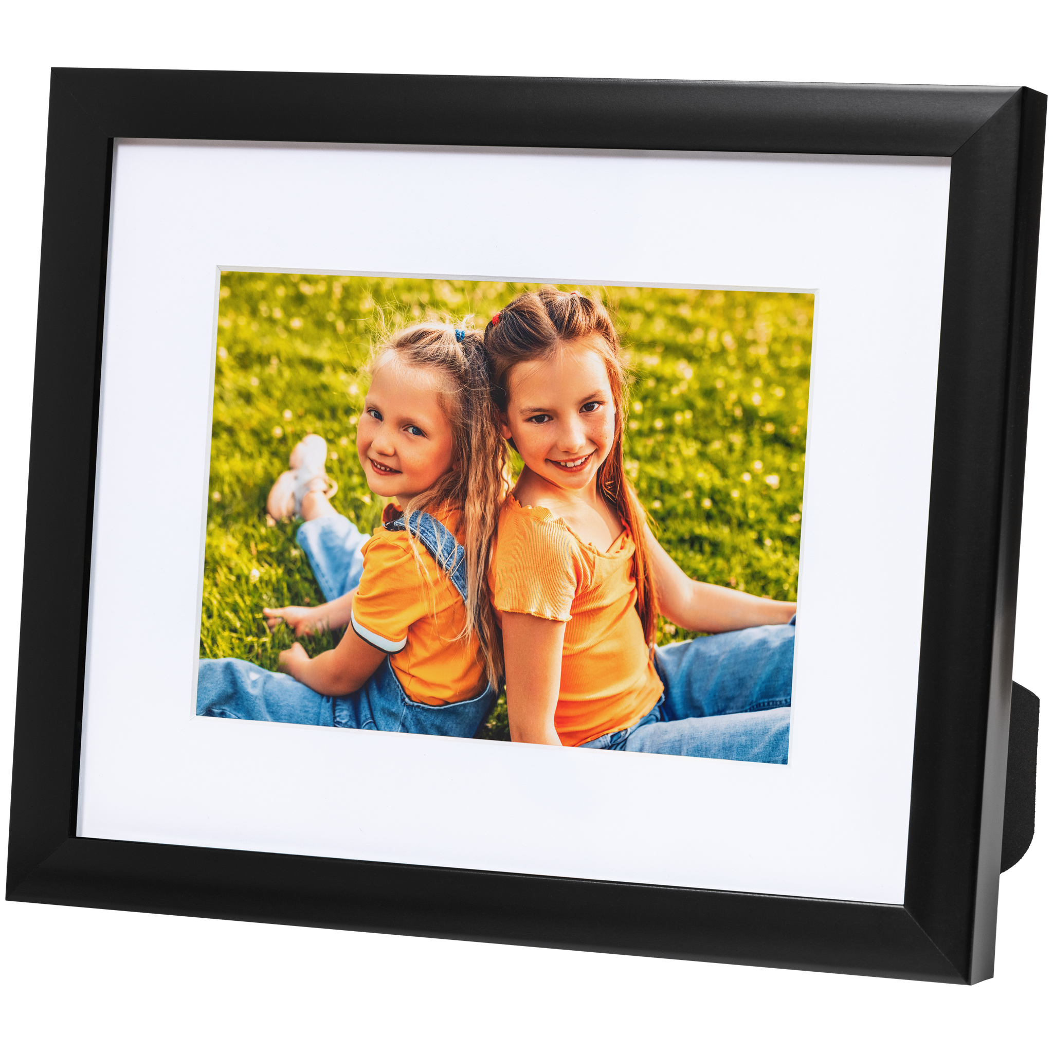 5x7 Matted Print in 8x10 Black Tabletop Frame