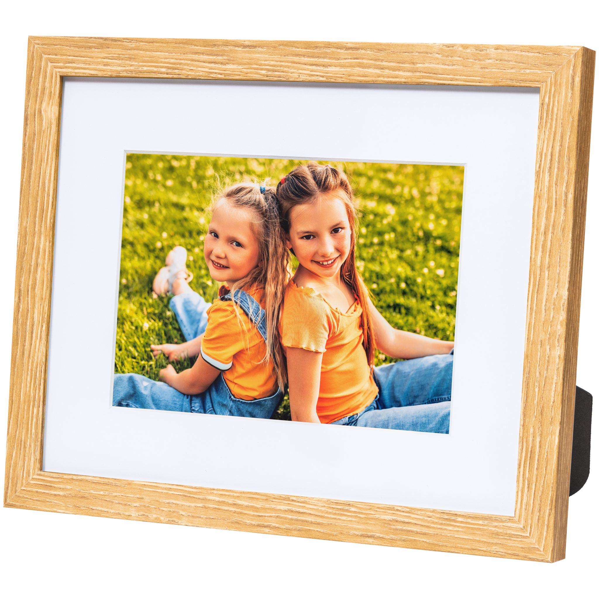5x7 Matted Print in 8x10 Natural Tabletop Frame