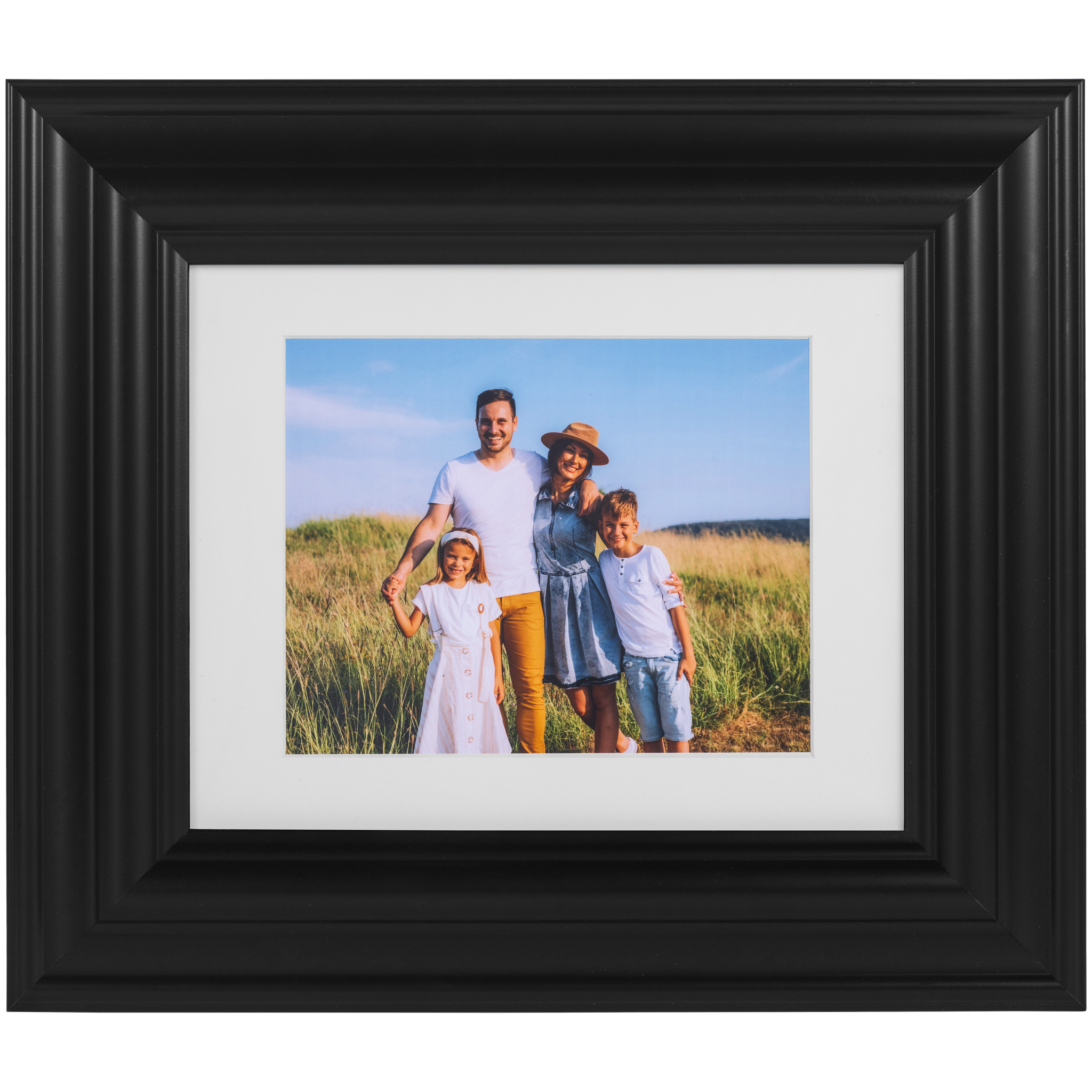 8x10 in 11x14 Black Curve Frame