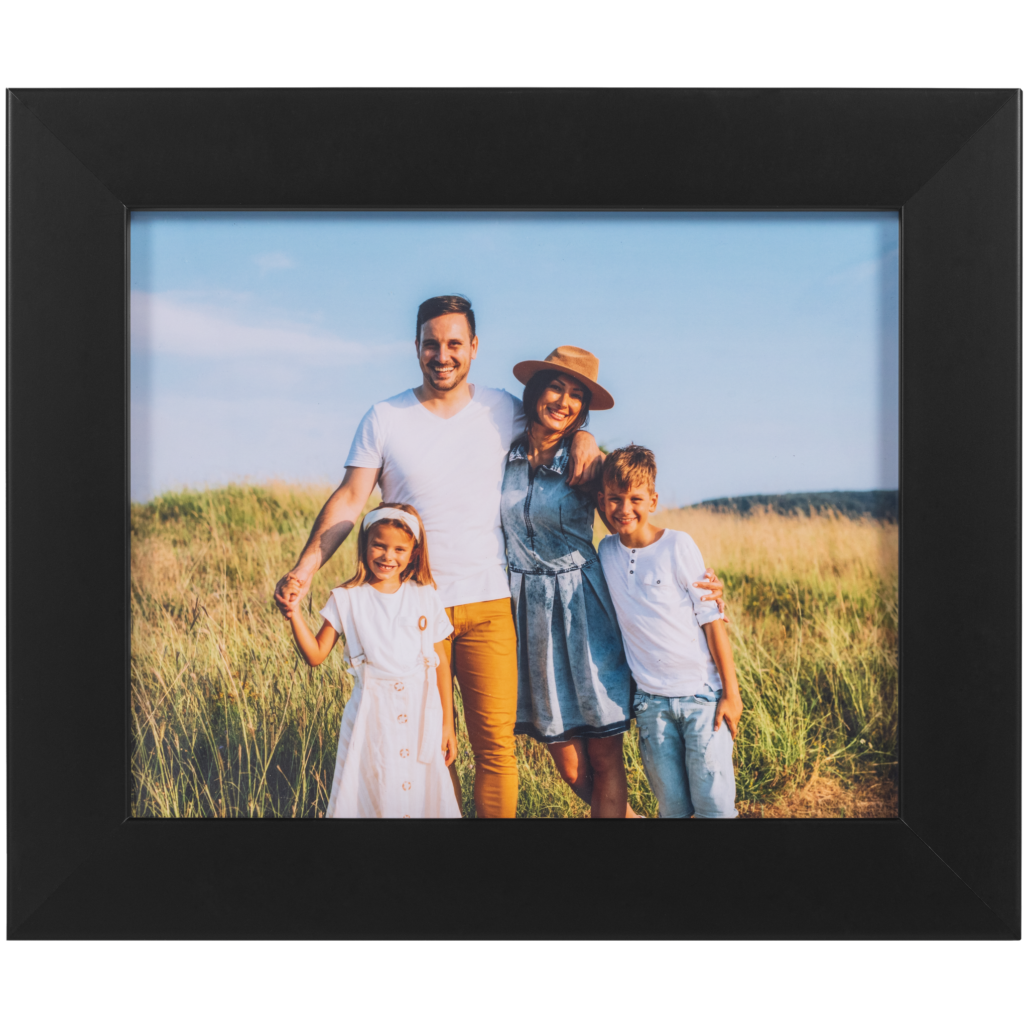 24x36 in 24x36 Black Contemporary Frame