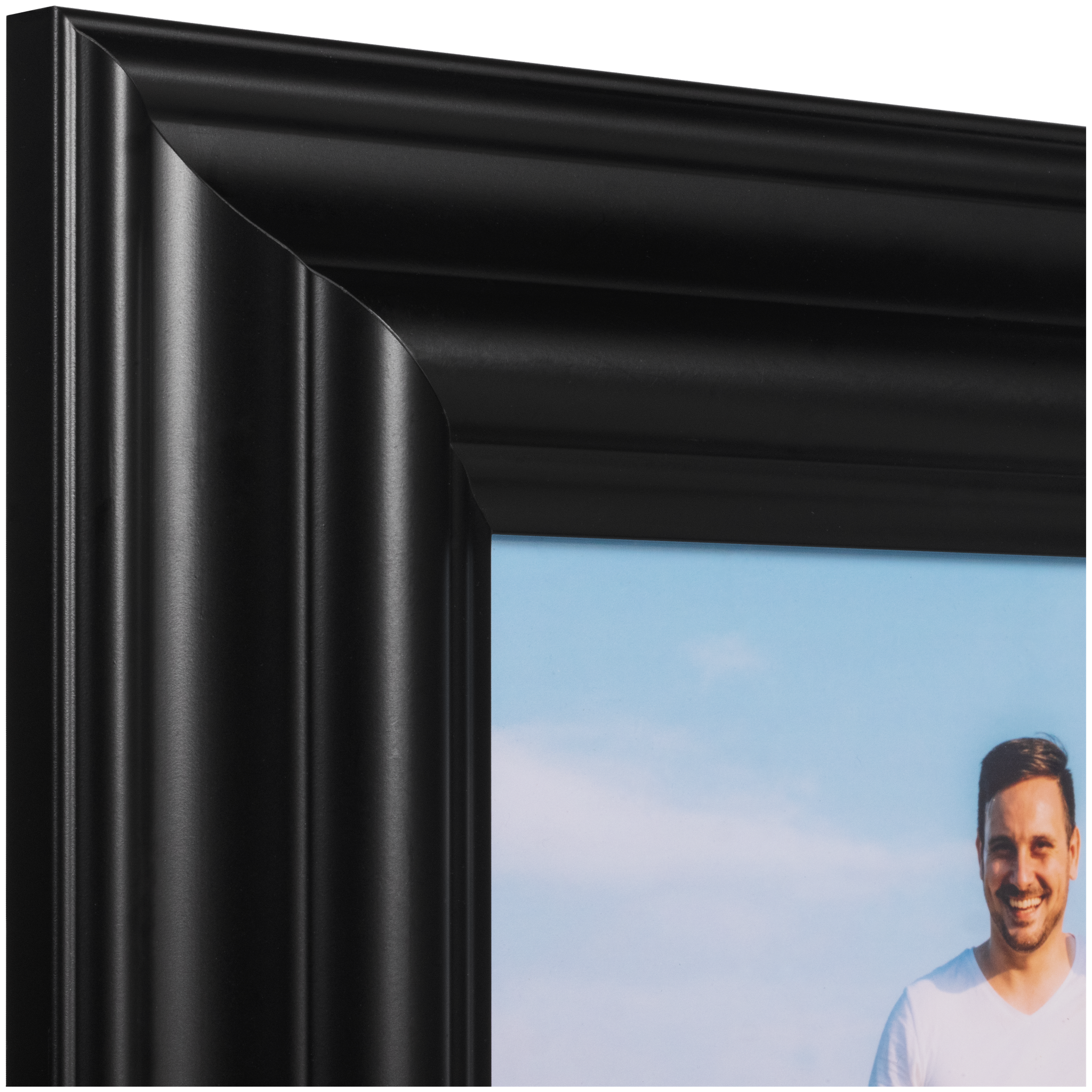 24x36 in 24x36 Black Curve Frame